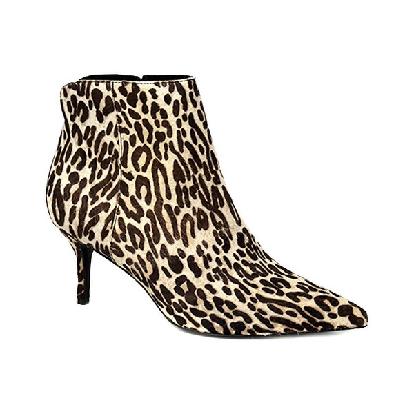 charles david leopard booties