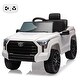 preview thumbnail 1 of 40, Licensed Toyota Tundra 12V Kids Ride on Car , Ride on Truck Car with Remote White