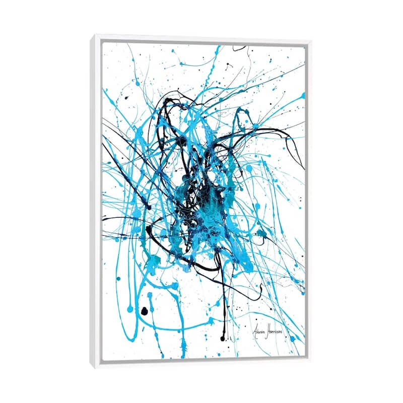 iCanvas "Moving Forward" by Ashvin Harrison Framed - White - 26x18