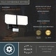 preview thumbnail 4 of 15, VAXCEL 2-Head Black Motion Sensor Dusk to Dawn Outdoor Security Flood Light with GFCI Outlet , Adjustable LED Heads