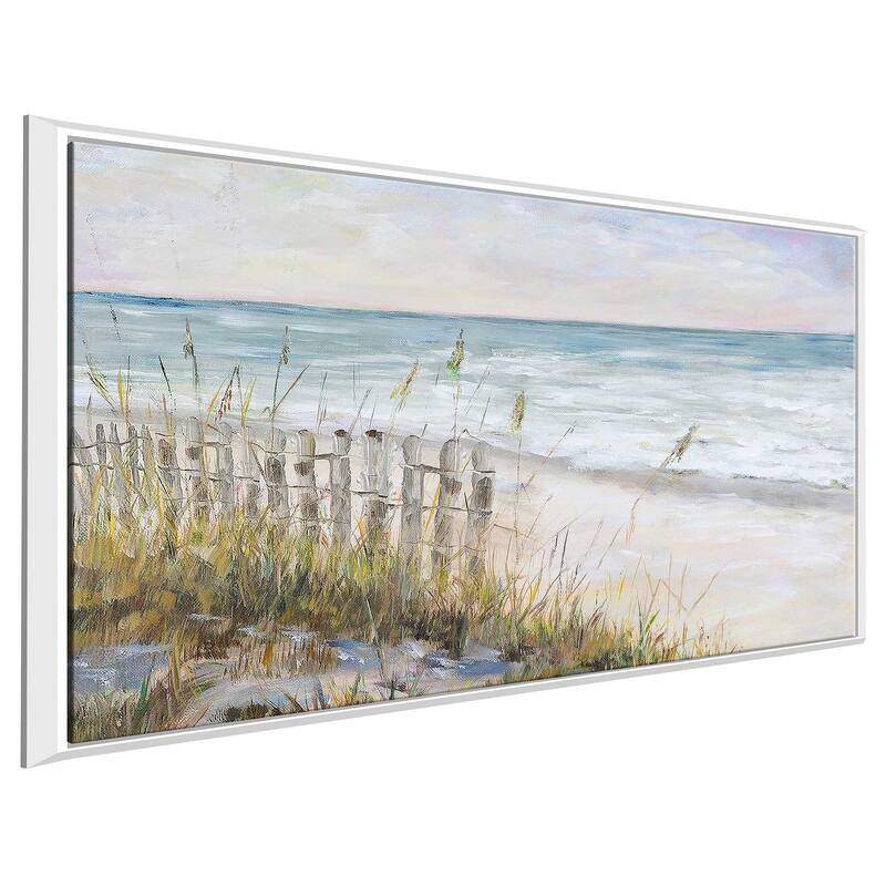 "Mist Ocean View" Print on Floating Canvas