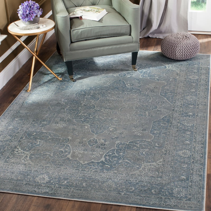 SAFAVIEH Vintage Ritienne Oriental Distressed Viscose Rug