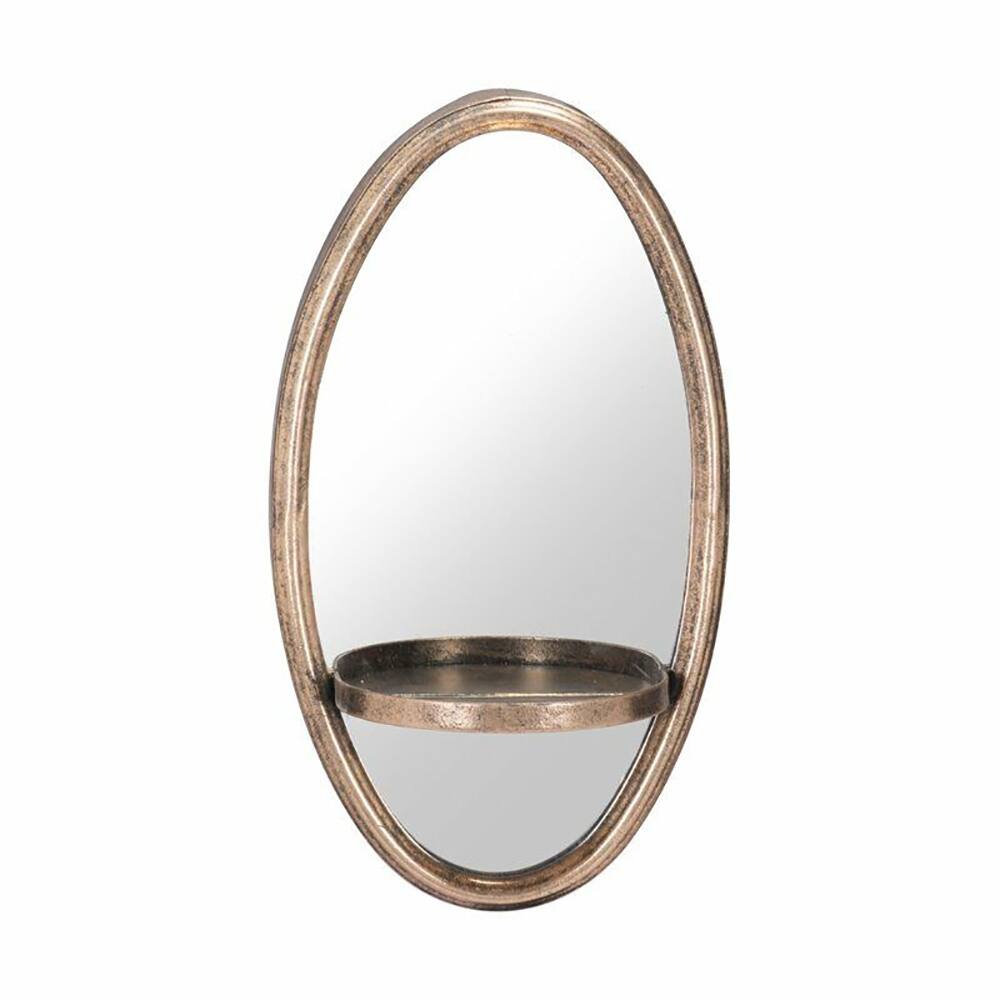 Decorative Wall Mounted Mirror Shelf in Gold 7"x13" Bed Bath & Beyond 38163574