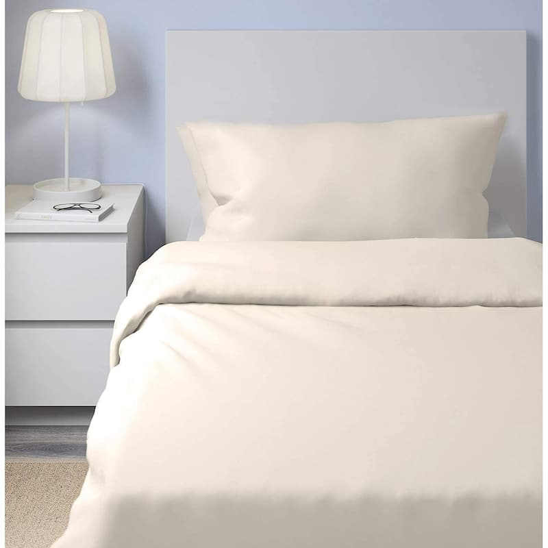 Organic Cotton Breathable Duvet Cover, Blocks Dust Mites, Pollen, Pet Dander and Other Irritants