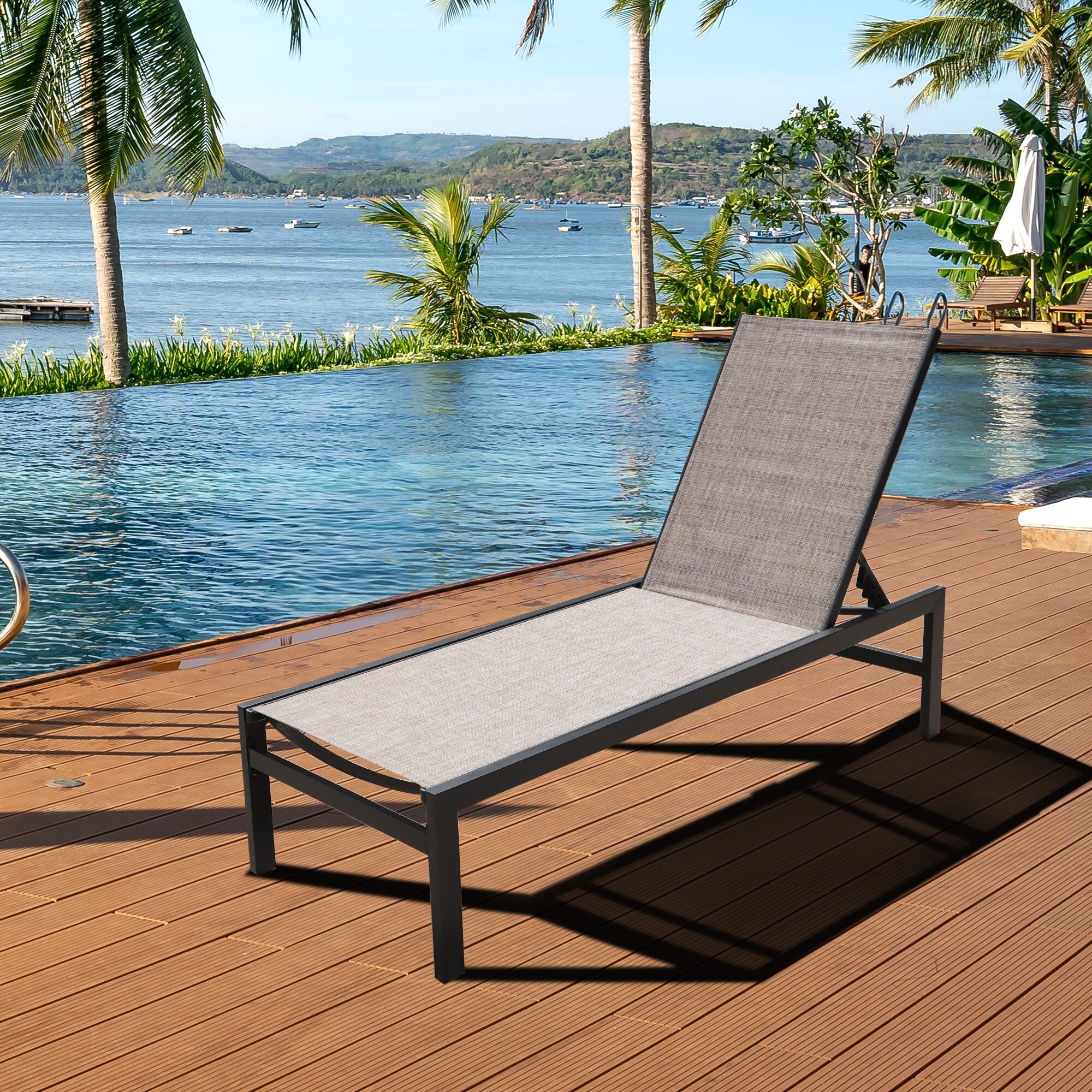 Kozyard aluminum sales chaise