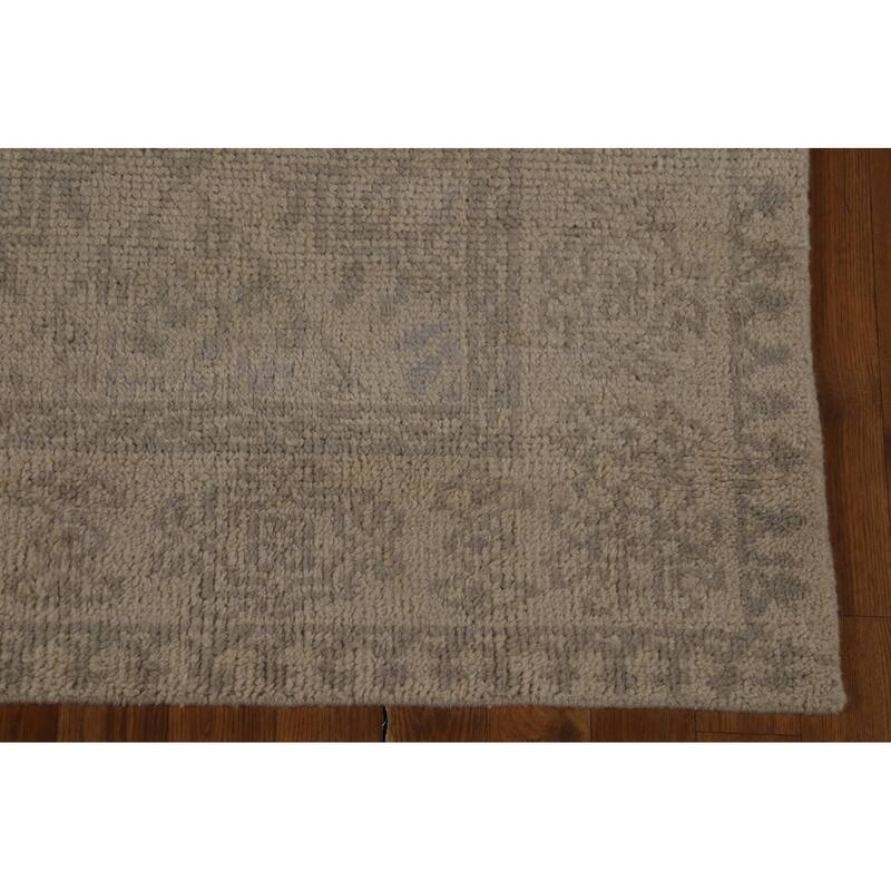 Moroccan Indian Area Rug Hand-Knotted Wool Carpet - 4'9" x 8'1"