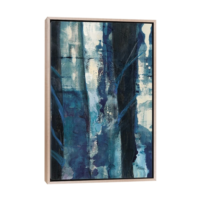 "Deep Woods I Indigo" by Albena Hristova Framed