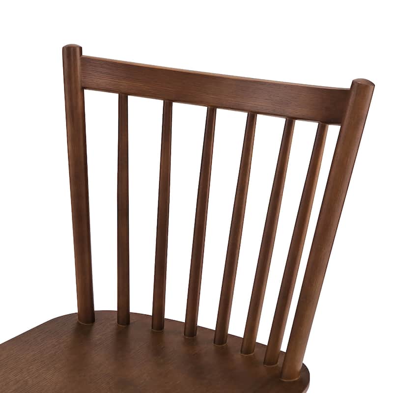 Solid Wood Spindle Dining Chairs Set of 4 - 18" H