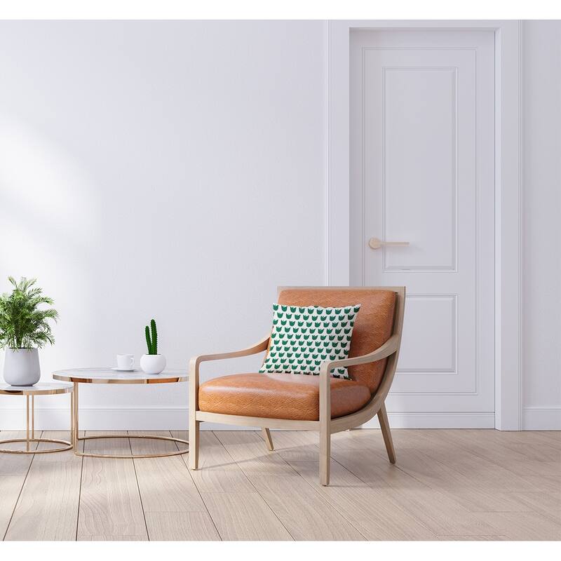 Simple Tulip Design Decorative Indoor Pillow