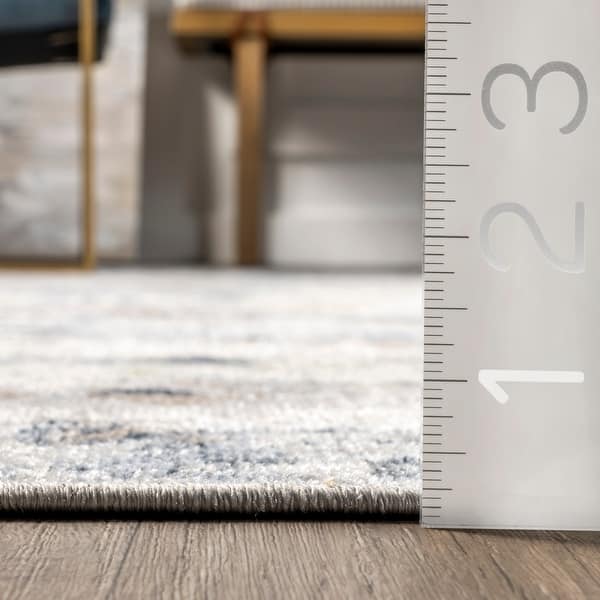 dimension image slide 2 of 4, Nuloom Aaliyah SpinClean Casual Abstract Machine Washable Area Rug