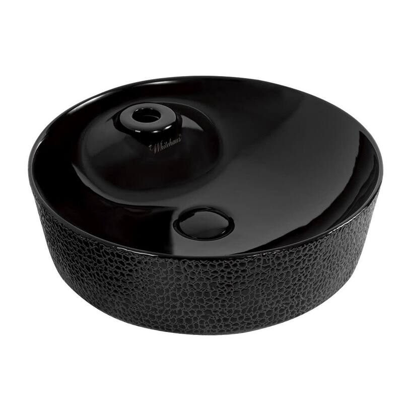 Whitehaus Isabella Plus 17-1/8" Vitreous China Vessel Bathroom Sink