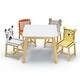 preview thumbnail 23 of 25, Wooden Activity Play Table Set Lion&Monkey