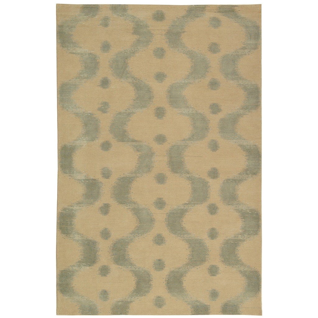 Martha Stewart by SAFAVIEH Ikat Marsh Silk/ Wool Rug