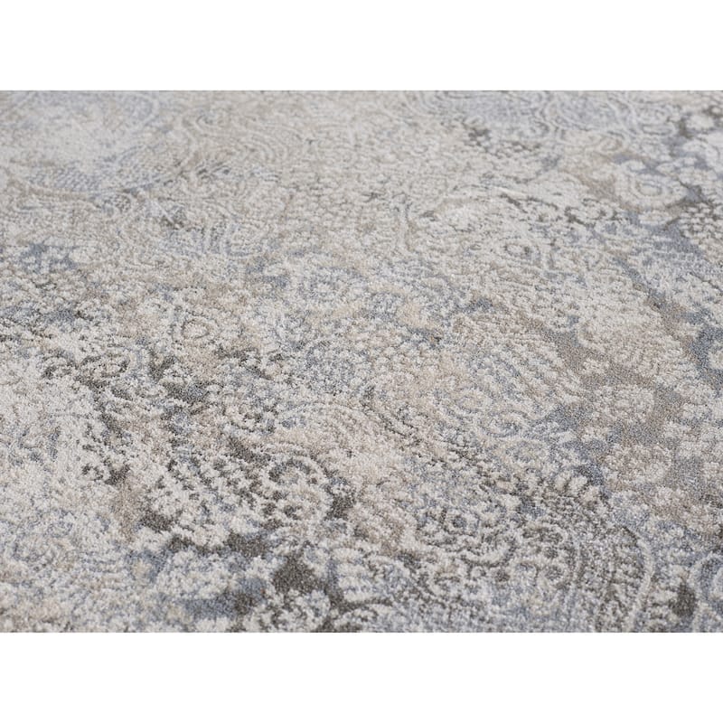 Angel Collection Faded Abstract Area Rug
