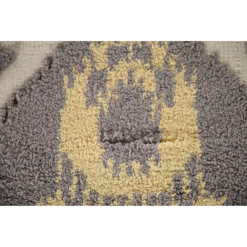 Moroccan Oriental Area Rug Hand-Knotted Wool Carpet - 5'2"x 7'11"