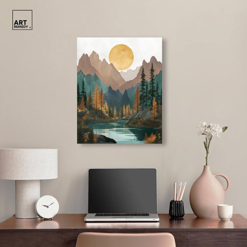 Secrets of the Lake II Canvas by Art Remedy, Gallery Wrapped
