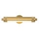 preview thumbnail 6 of 10, 18.5" Mid-Century Modern Brushed Brass Rotatble Cylinder LED Vanity/Picture Light with Milk White Round Tube Shade