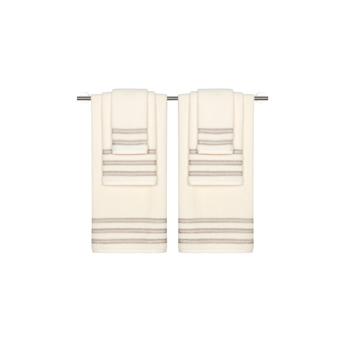 Marla Border 6-Piece Towel Set: The Trendy Towel – CARO HOME