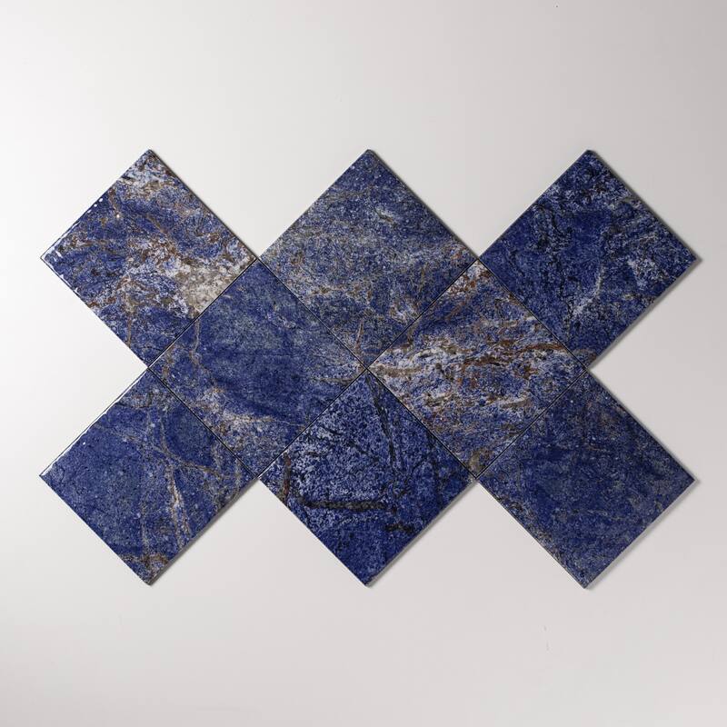 Seascape 6 in. x 6 in. Glazed Porcelain Wall Tile