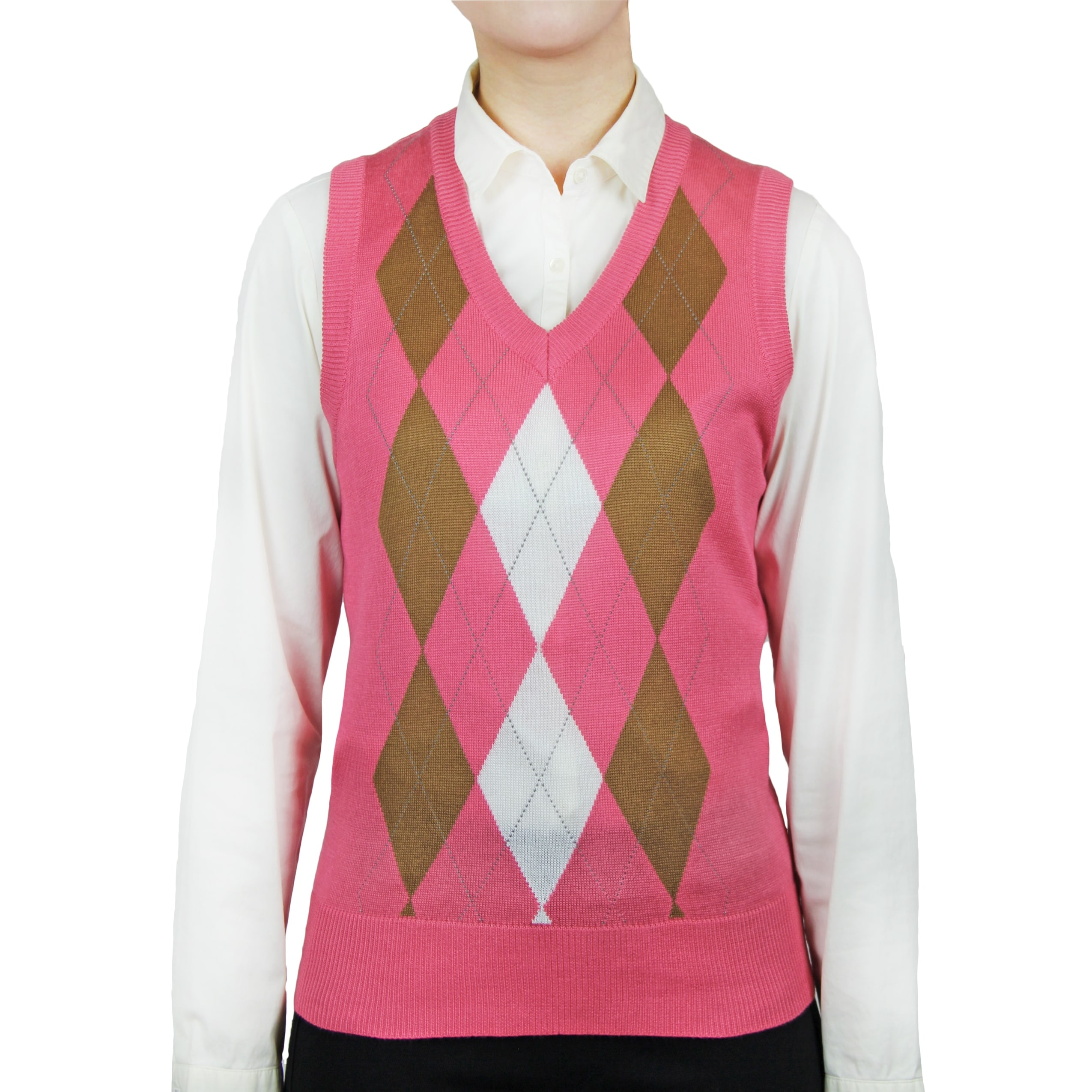 women's plus size argyle sweaters