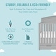 preview thumbnail 4 of 3, Dream On Me Storybrooke 5 in 1 Convertible Crib with Under Drawer - Pebble Grey