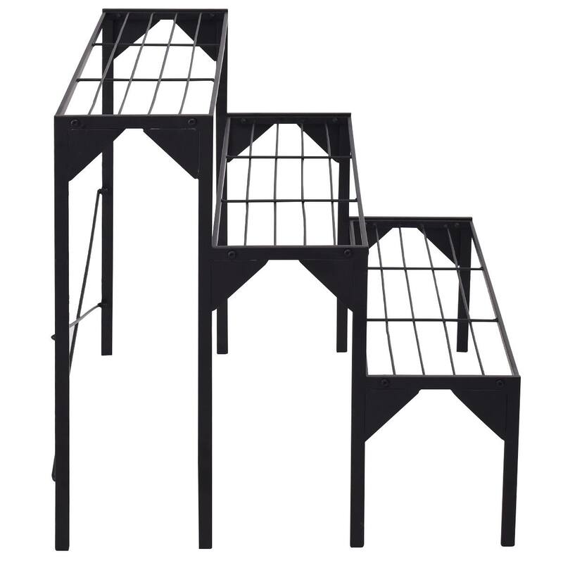 Costway 3 Tier Shelf Flower Plant Display Stand Rack Large Modern