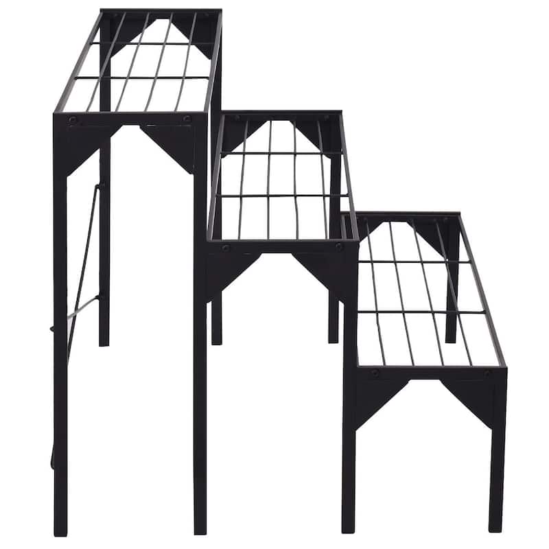 Costway 3 Tier Shelf Flower Plant Display Stand Rack Large Modern