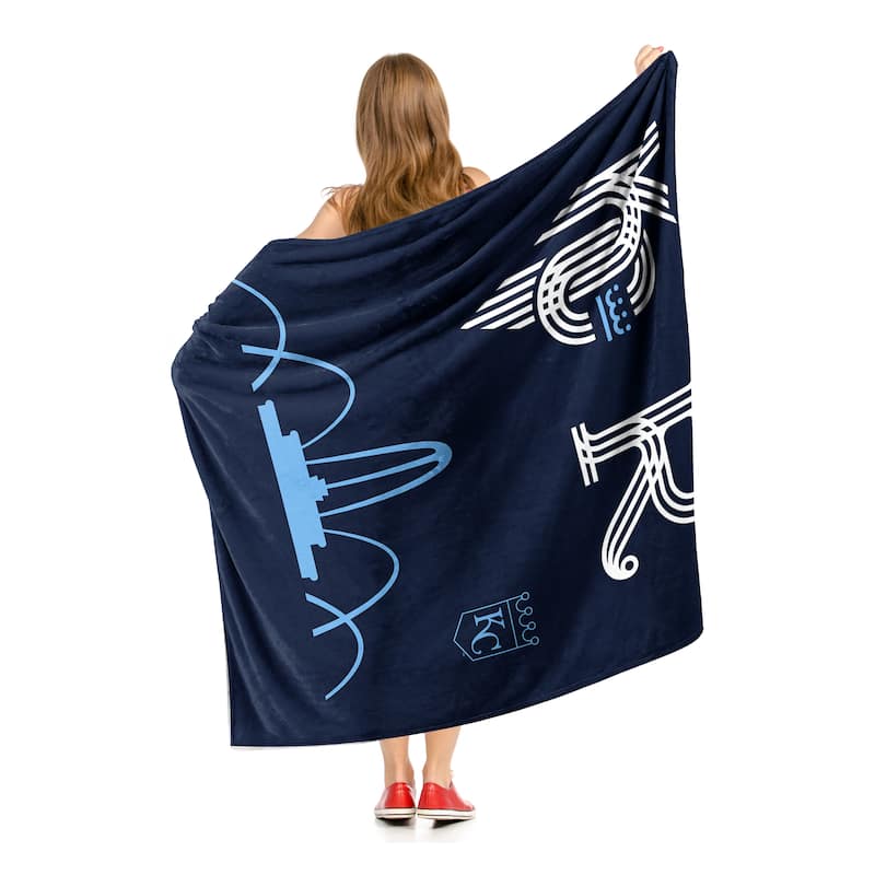MLB City Connect Kansas City Royals Silk Touch Sherpa Throw Blanket