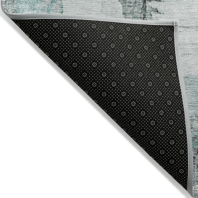 Machine Washable Indoor/ Outdoor Chantille Abstract Cloud Rug