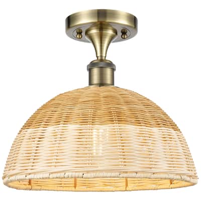 Innovations Lighting 516-1C-11-12 Bristol Natural II Semi-Flush