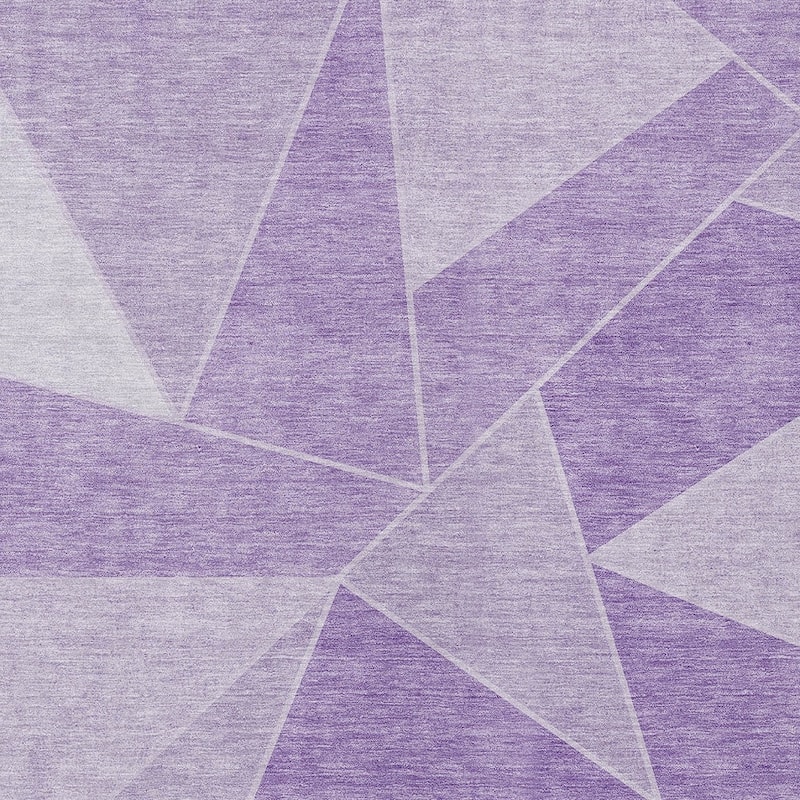 HomeRoots Geometric Transitional Rectangle Outdoor Rug