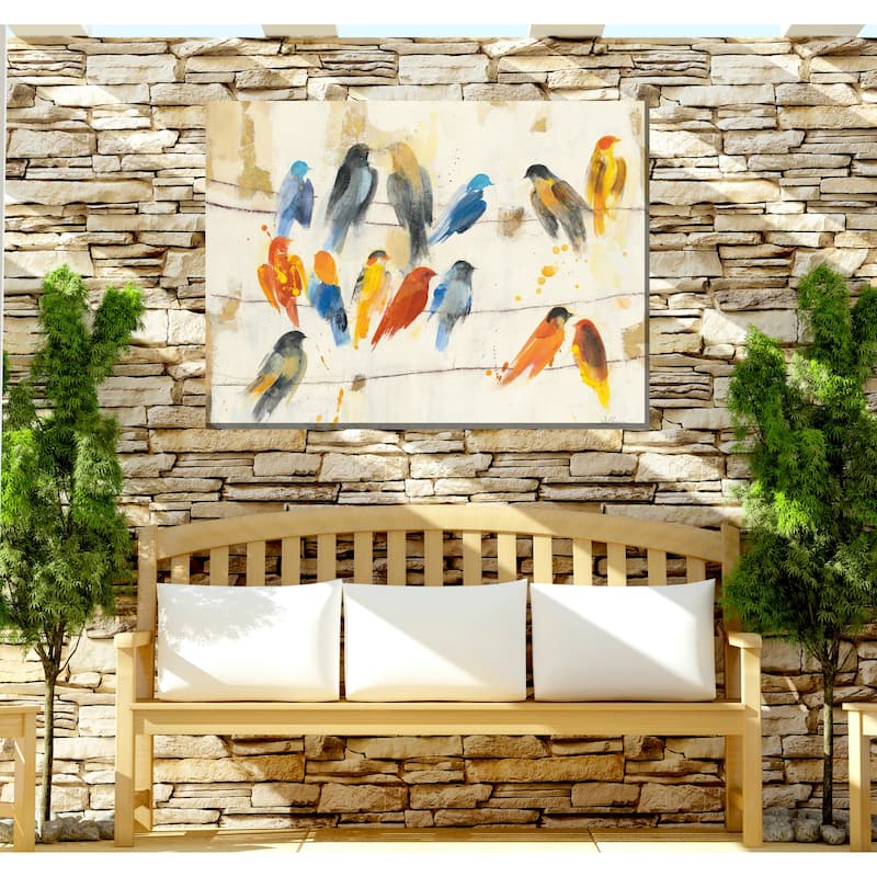 Chitter Chatter Indoor/Outdoor Art 40"x30"