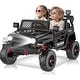 preview thumbnail 2 of 34, EROMMY 24V 2-Seater Ride-On Truck for Kids, 4WD Electric Car with Remote, Lights & Music Black