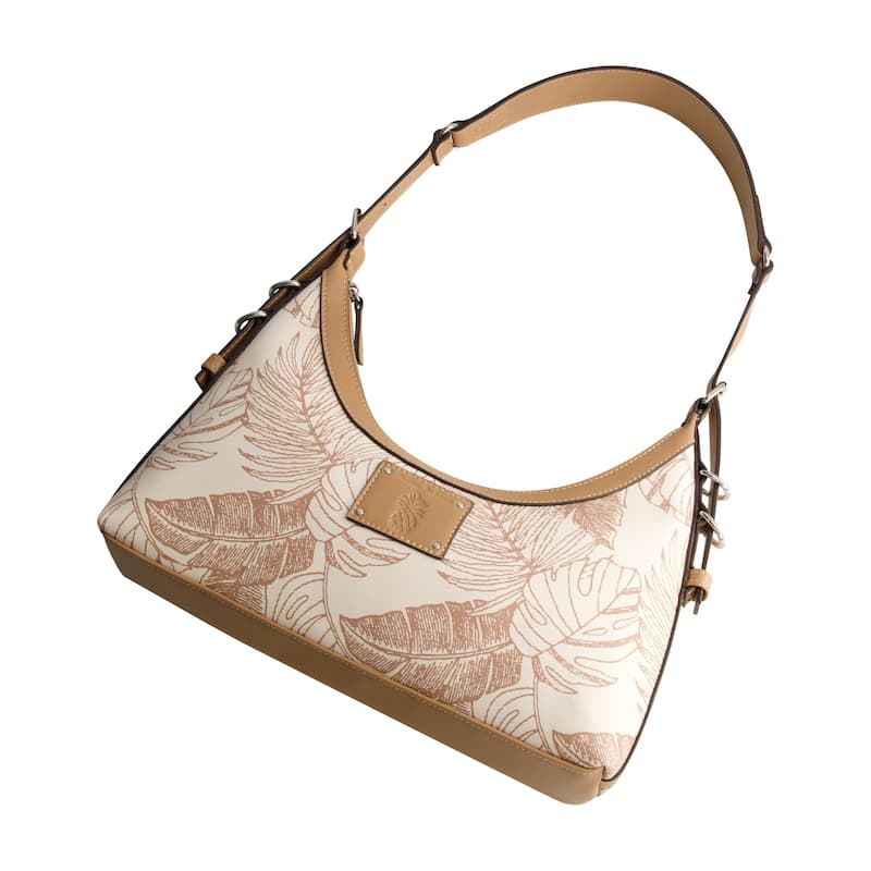 Tommy Bahama Graphic Leaf Print City Hobo