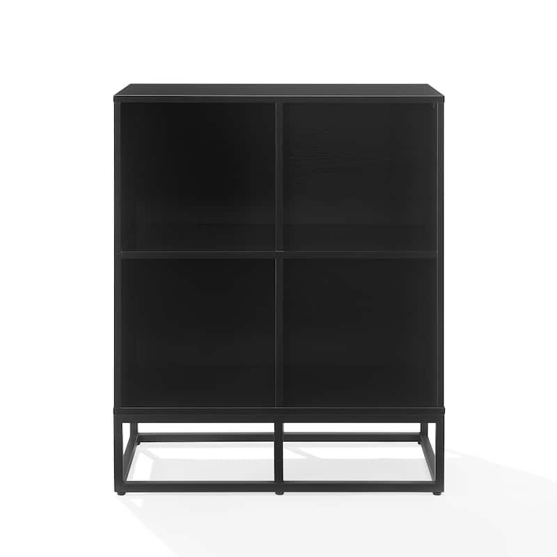 Crosley Enzo Record Storage Cube Bookcase - Black