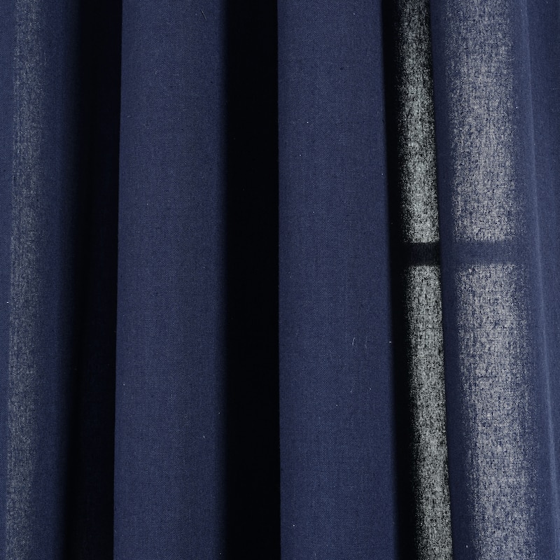 Lush Decor Faux Linen Grommet Window Curtain Panel Pair - 84" x 52"