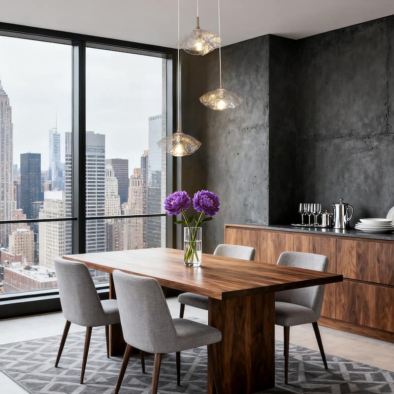Modern 3-Light Cluster Chandelier Pendant Lighting for Kitchen Island Bedroom - 17.3" Dia. x 7" H