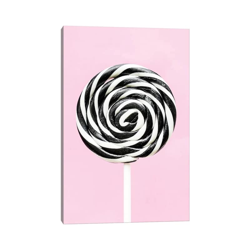 iCanvas "Pink Lollipop" by Sisi & Seb Canvas Print