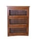 preview thumbnail 2 of 0, Mission Craftsman Style Oak Barrister Bookcase - 3 Stack