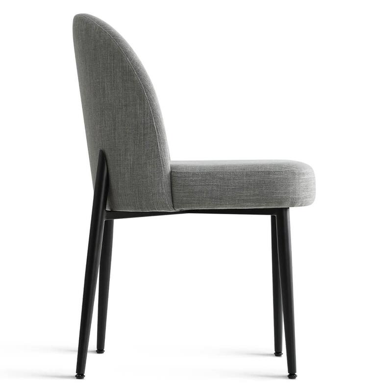 Linen Upholstered Dining Chair(Set of 2)