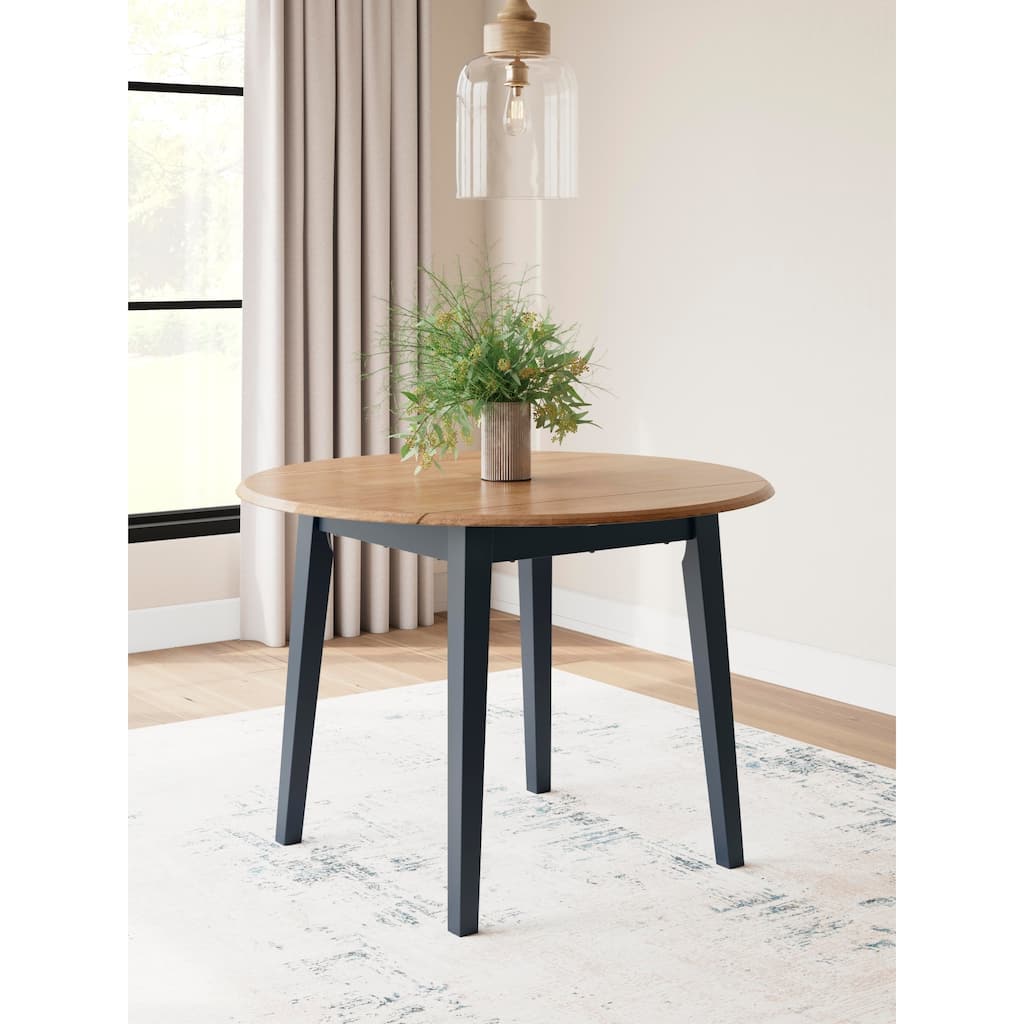 Signature Design by Ashley Gesthaven Dining Drop Leaf Table - 42" W x 42" D x 30.63" H
