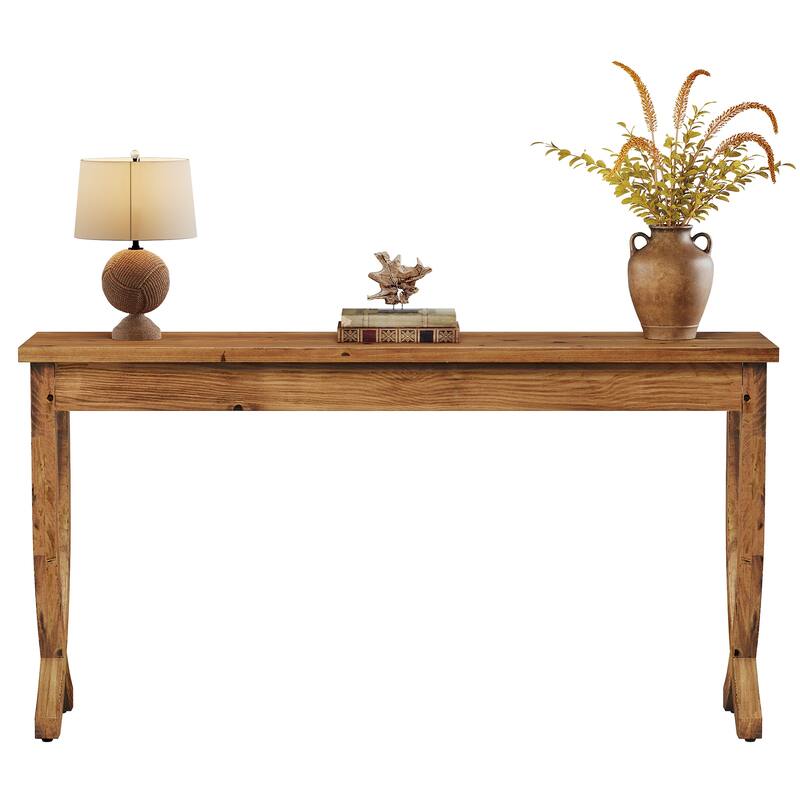 Solid Wood Console Table, Entryway Sofa Table, Living Room Hallway Entrance Foyer Accent Side Table