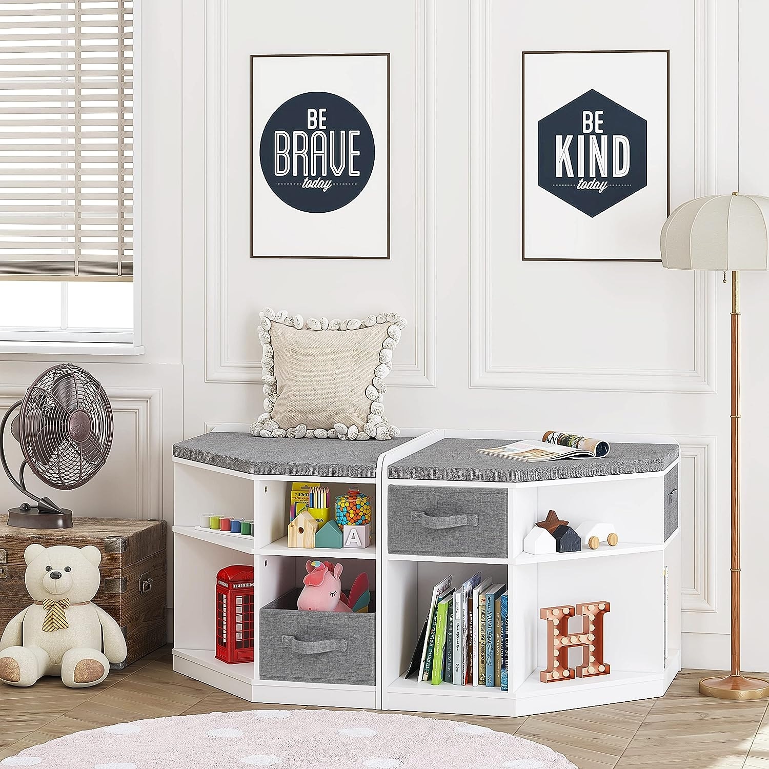 Corner Boys Storage Unit Corner Grey Kids Storage UTEX Corner