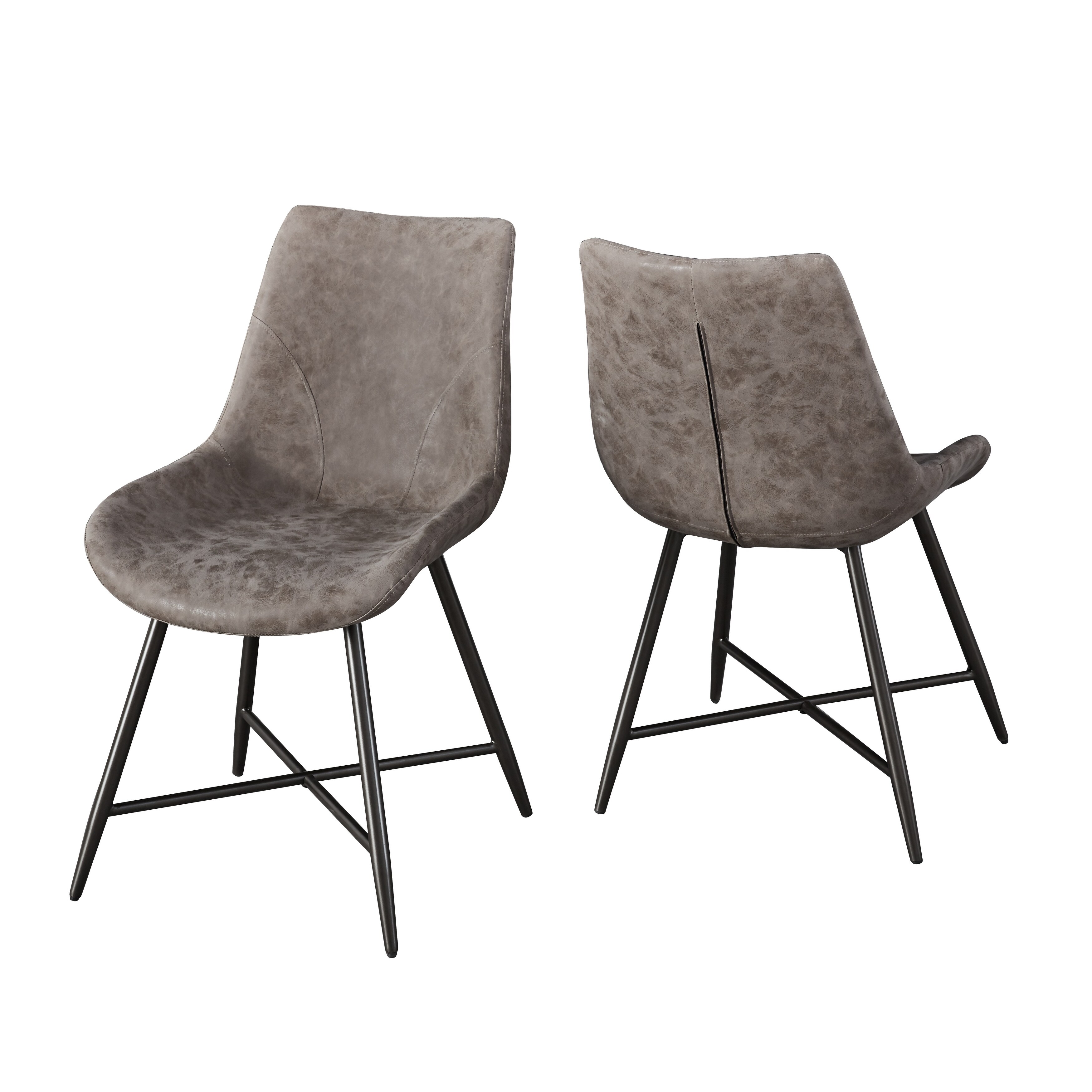 Strick Bolton Ranger Faux Leather Side Chair Set of 2 Bed Bath Beyond 31275935