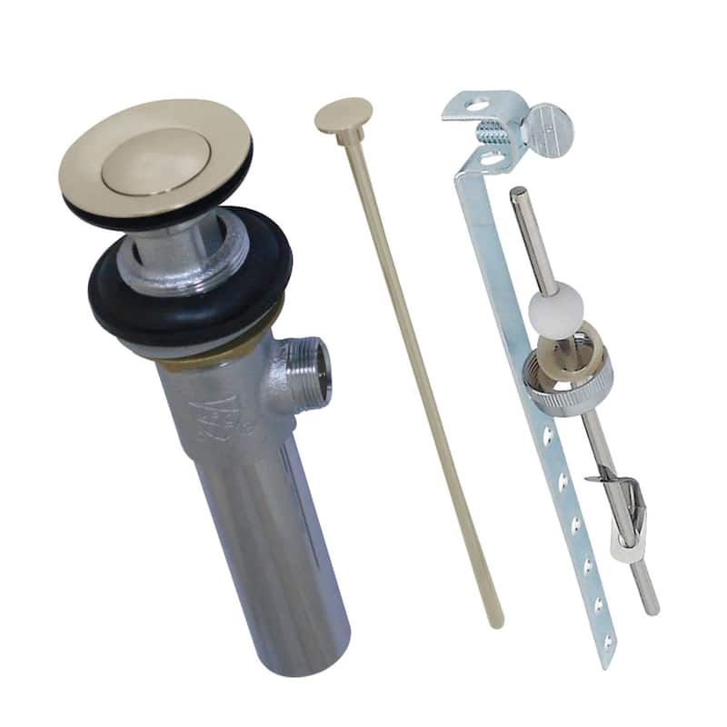 Columbia Brass Pop-Up Drain with Overflow - Polished Nickel