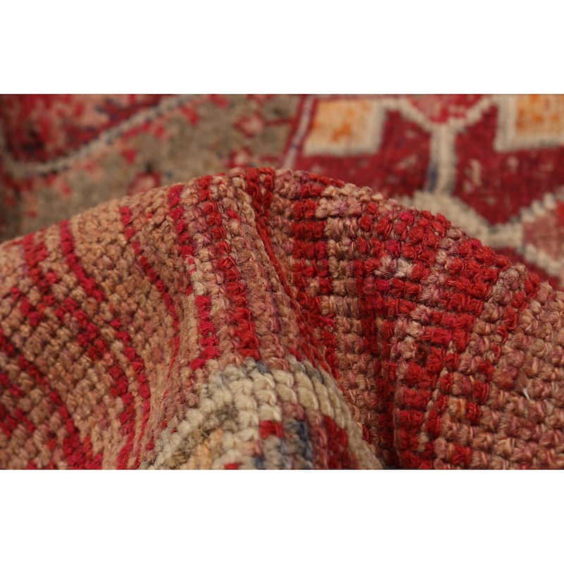 ECARPETGALLERY Hand-knotted Melis Vintage Red Wool Rug - 4'3 x 12'11