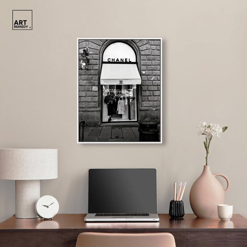 Fashion House Window Canvas by Art Remedy