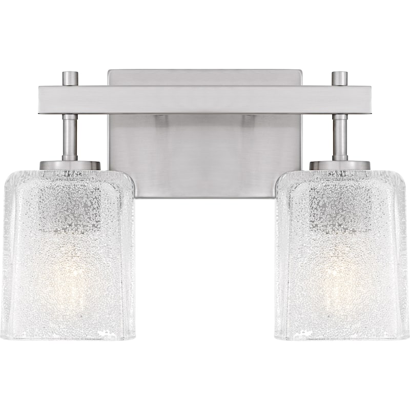 Brenthouse 2-Light Brushed Nickel Bath Light