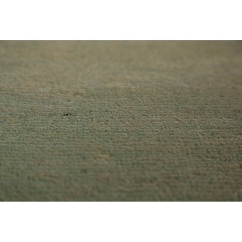 Modern Gabbeh Runner Rug Hand-Knotted Living Room Wool Carpet - 2'6" x 9'6"