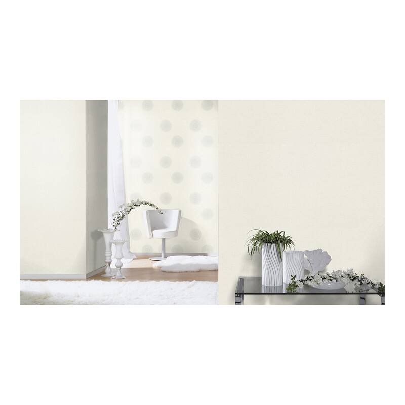 Rasch Eliel Off-White Medallion Wallpaper - 20.5 x 396 x 0.025